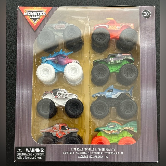 Monster Jam Mini Monster Trucks Set - Picture 1 of 1